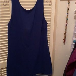 Blue dress
